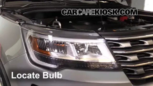 2016 Ford Explorer Limited 2.3L 4 Cyl. Turbo Luces Luz de giro delantera (reemplazar foco)